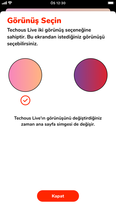 ภาพหน้าจอของ Techous Live