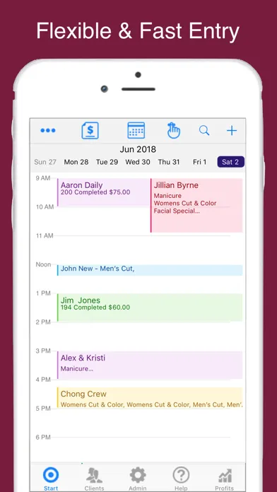 Tangkapan layar Nail Tech Schedule & Reminder