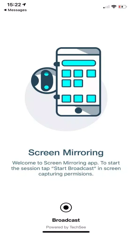 TechSee Instant Mirroring 스크린샷