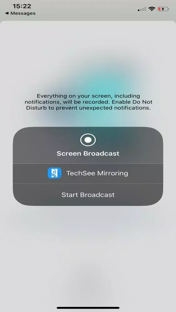 TechSee Instant Mirroring 스크린샷