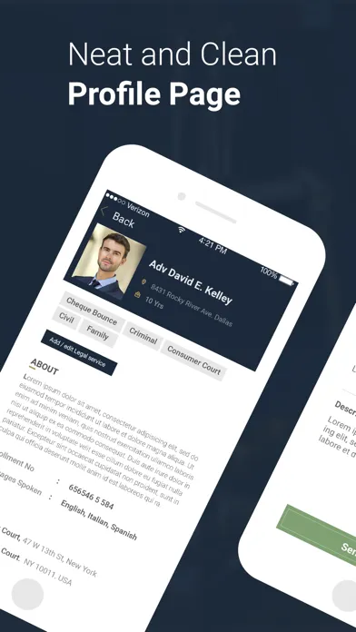 LegalEase24 Lawyer Screenshots