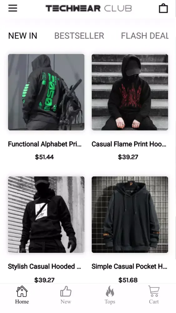 Скриншоты Techwear Club