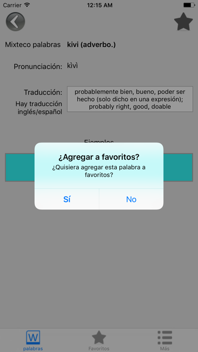Скриншоты Mixteco Dictionary