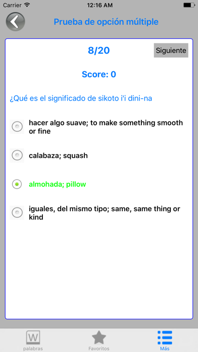 Скриншоты Mixteco Dictionary