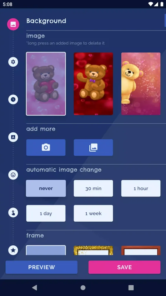 Teddy Bear Live Wallpaper应用截图