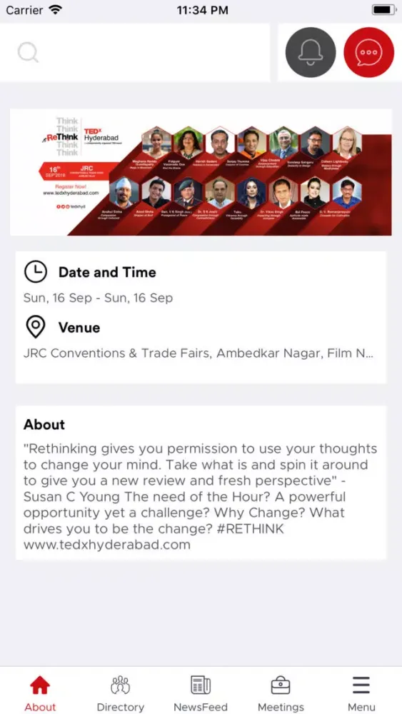 TEDxHyderabad Screenshots