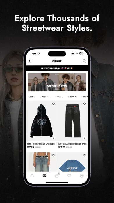 Tangkapan layar TEENWEAR - Shop Streetwear