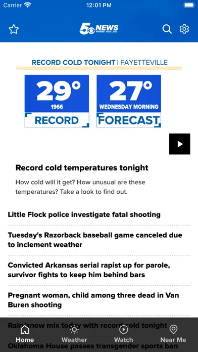 ภาพหน้าจอของ 5NEWS Northwest Arkansas