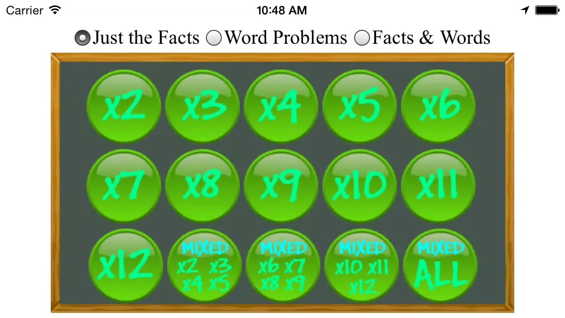 Multiplication Table - Full Version (with word problems) Screenshots