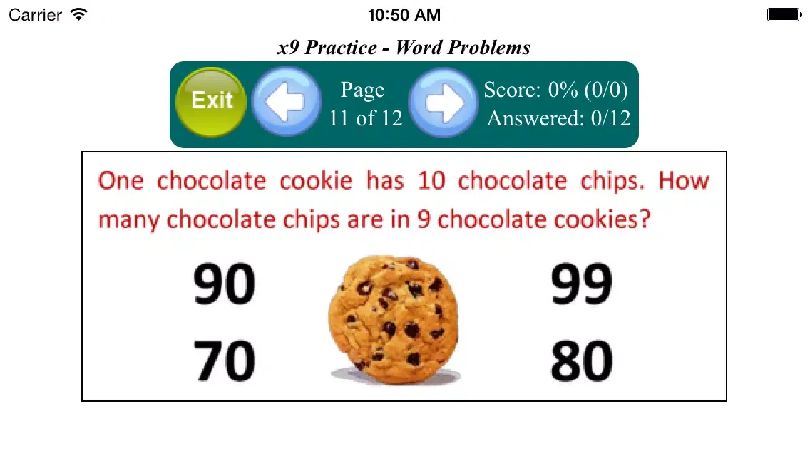 Multiplication Table - Full Version (with word problems) Screenshots
