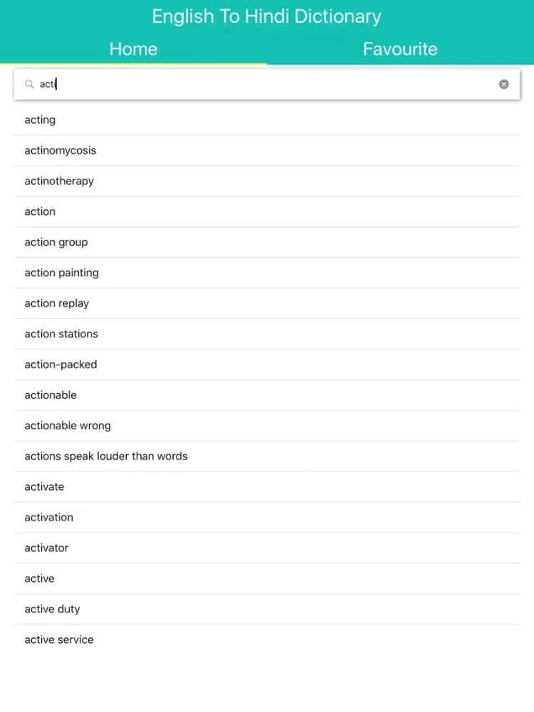 ภาพหน้าจอของ English To Hindi Dictionary - Offline Dictionary iPad 