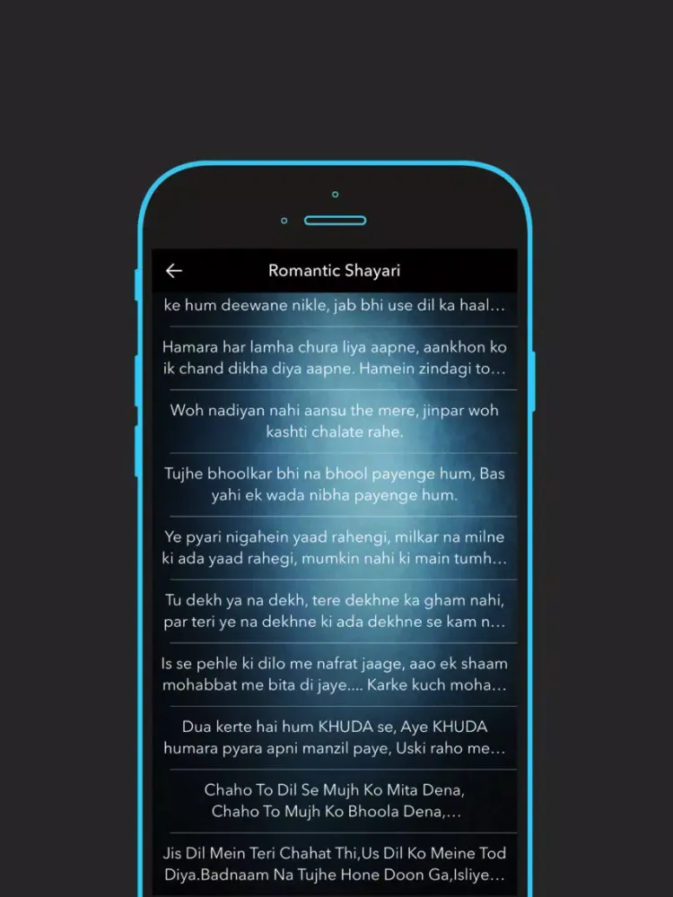 Shayari - The Best Shayari Collection iPad  Screenshots
