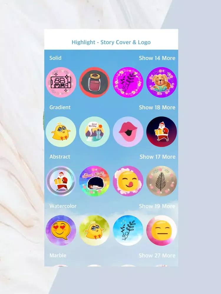 Highlight - Story Cover & Logo iPad  स्क्रीनशॉट