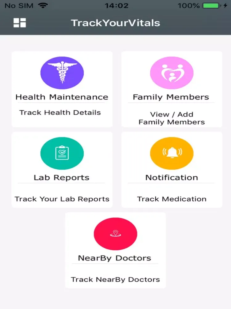 Zrzuty ekranu Track Your Vitals iPad 