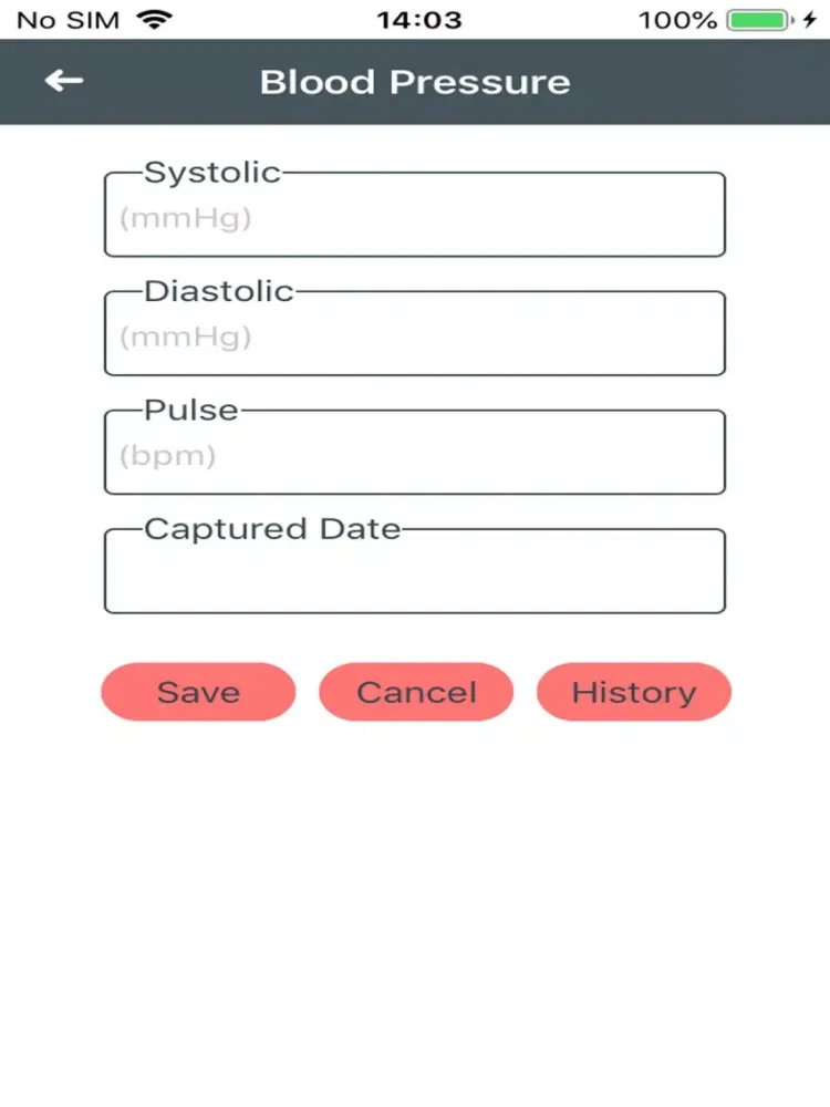 Zrzuty ekranu Track Your Vitals iPad 