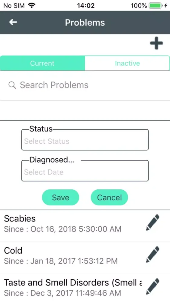 Zrzuty ekranu Track Your Vitals