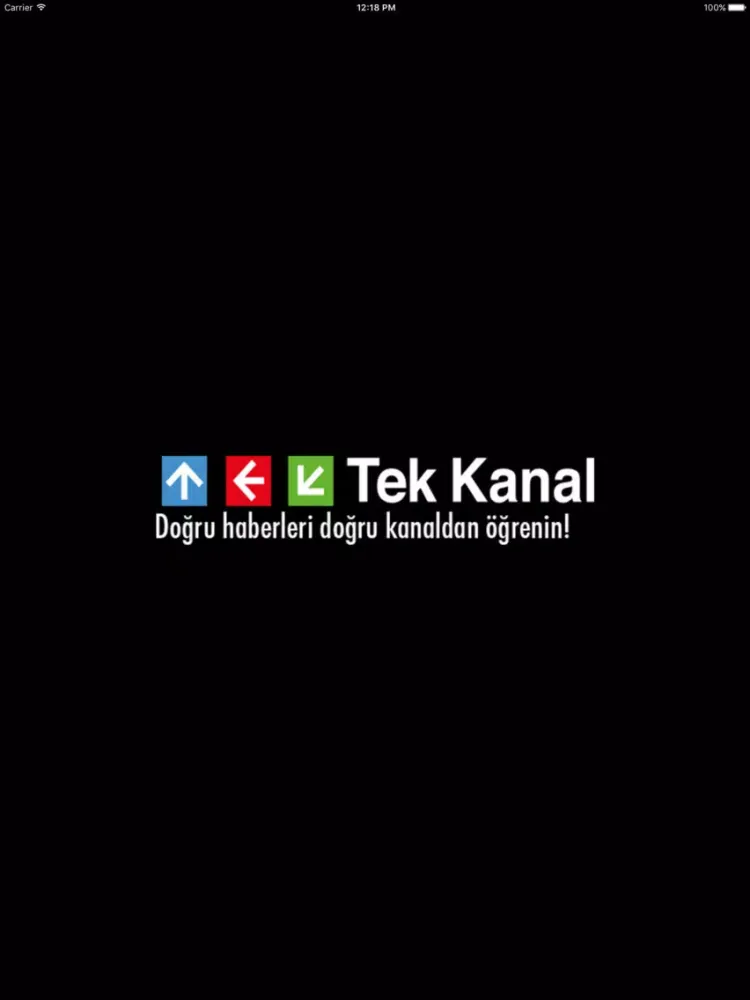 Tek Kanal iPad  스크린샷