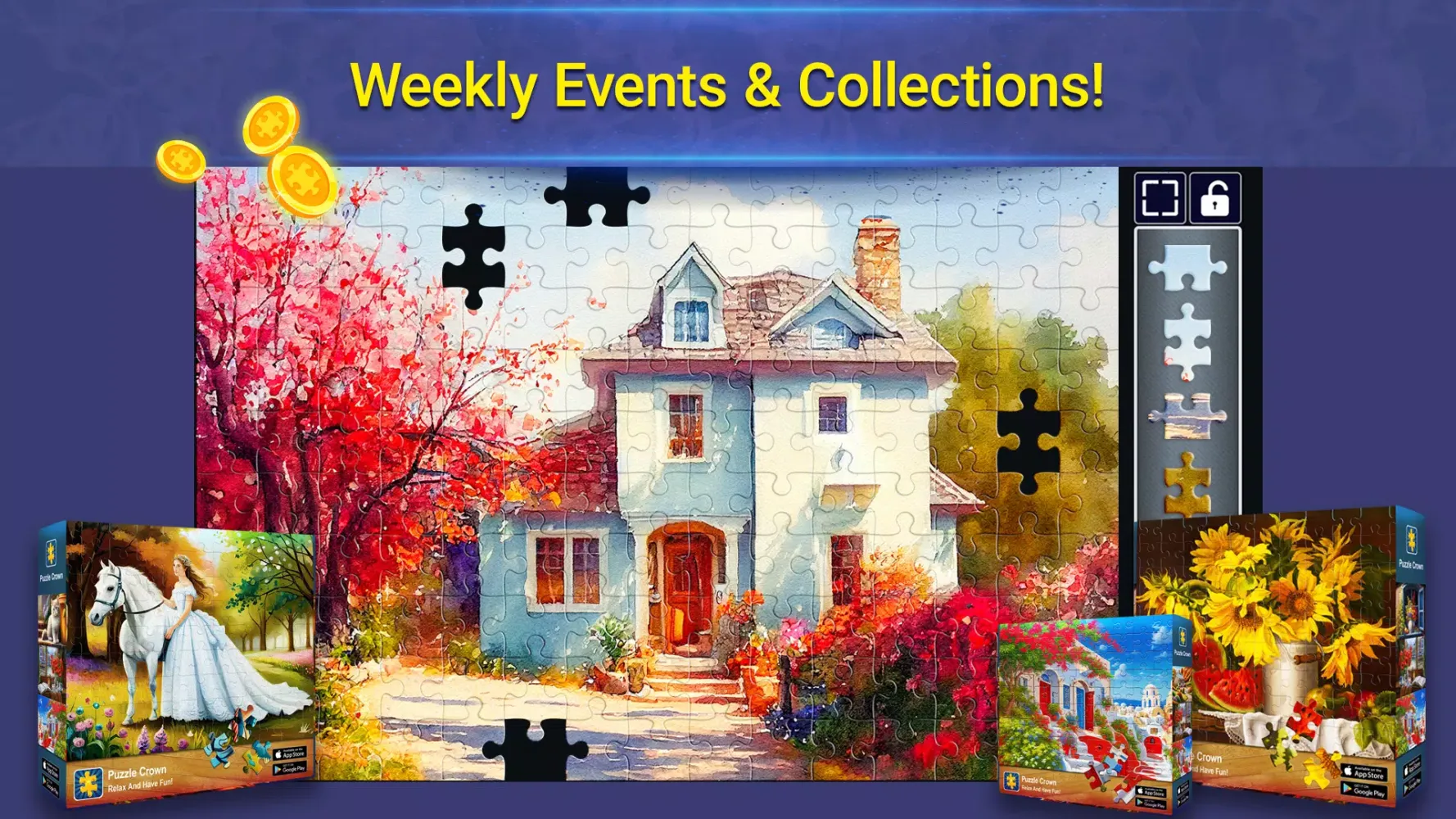 تصاویر Jigsaw Puzzles Crown: HD Games
