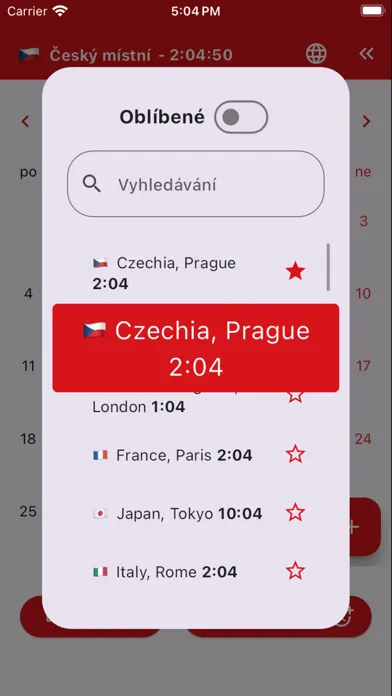 ภาพหน้าจอของ Český kalendář 2024