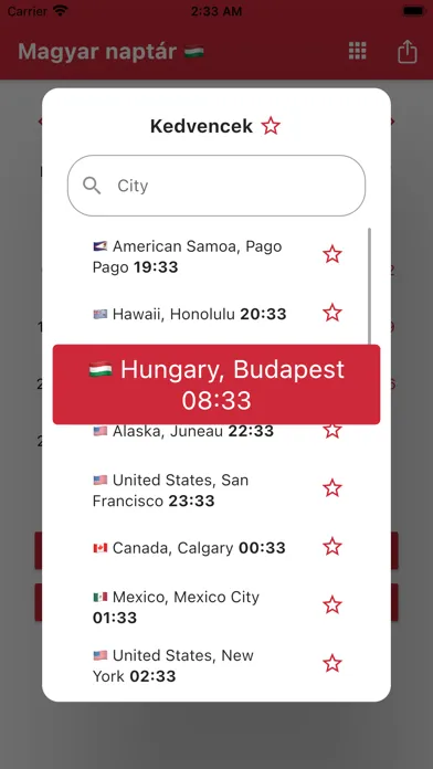 Magyar Naptár 2024 سکرین شاٹس