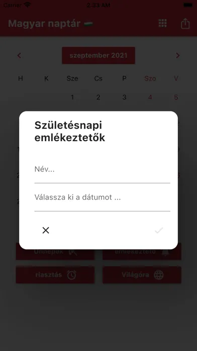 Magyar Naptár 2024 سکرین شاٹس