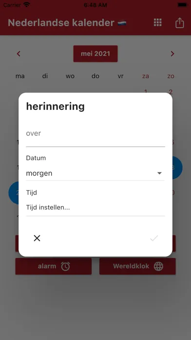 Nederlandse Kalender 2024 Screenshots