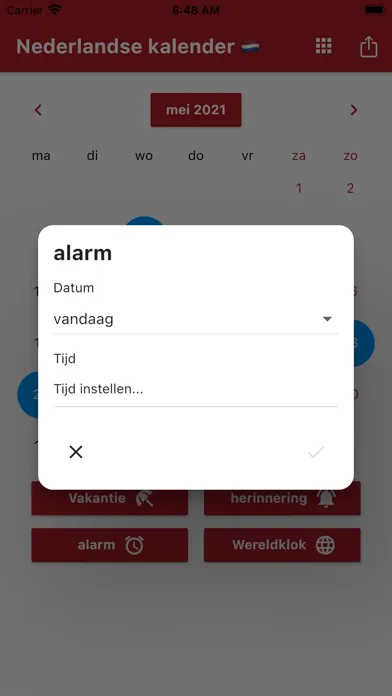 Nederlandse Kalender 2024 Screenshots
