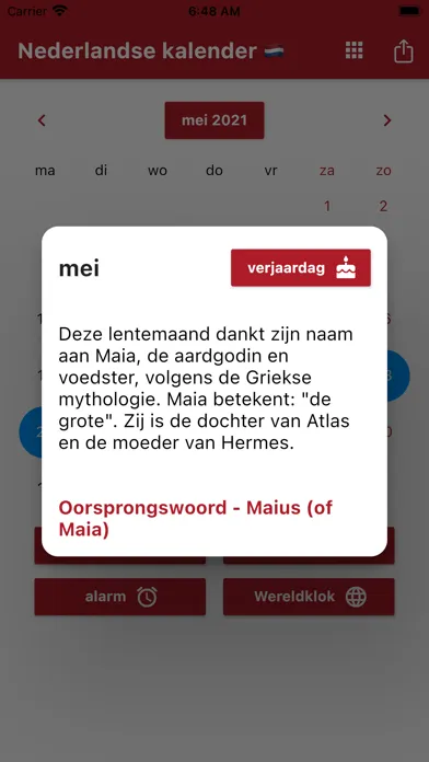 Nederlandse Kalender 2024 Screenshots