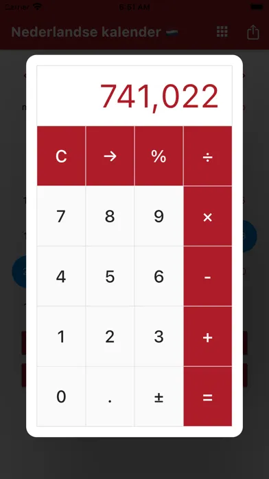 Nederlandse Kalender 2024 Screenshots