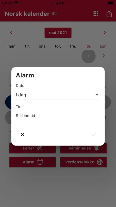 Zrzuty ekranu Norsk Kalender 2024