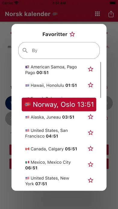 Zrzuty ekranu Norsk Kalender 2024