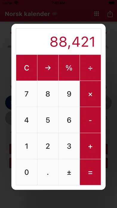 Zrzuty ekranu Norsk Kalender 2024