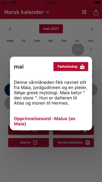 Zrzuty ekranu Norsk Kalender 2024