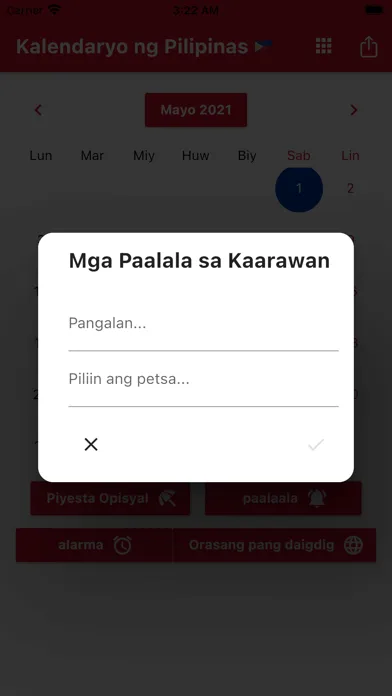 Kalendaryo ng Pilipinas 2024 Screenshots