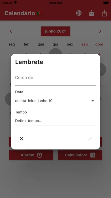 Calendário Português Screenshots