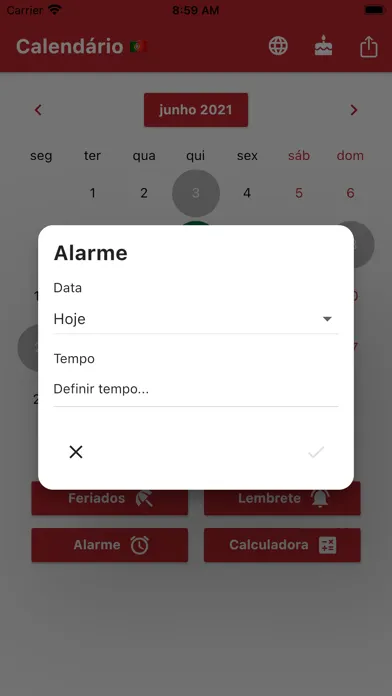 Calendário Português Screenshots