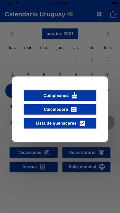 Скриншоты Calendario Uruguay 2024