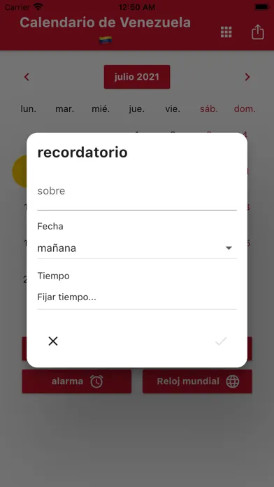 Zrzuty ekranu Calendario Venezolano 2024