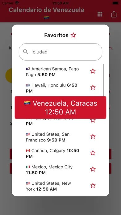 Zrzuty ekranu Calendario Venezolano 2024