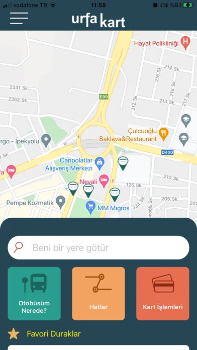 Tangkapan skrin Urfa Ulaşım