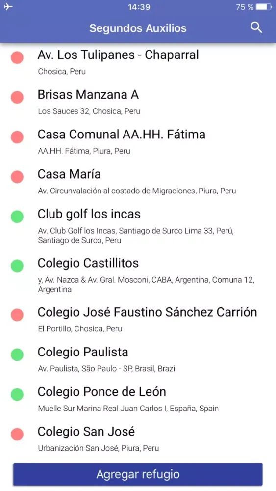 Captures d'écran de Segundos Auxilios