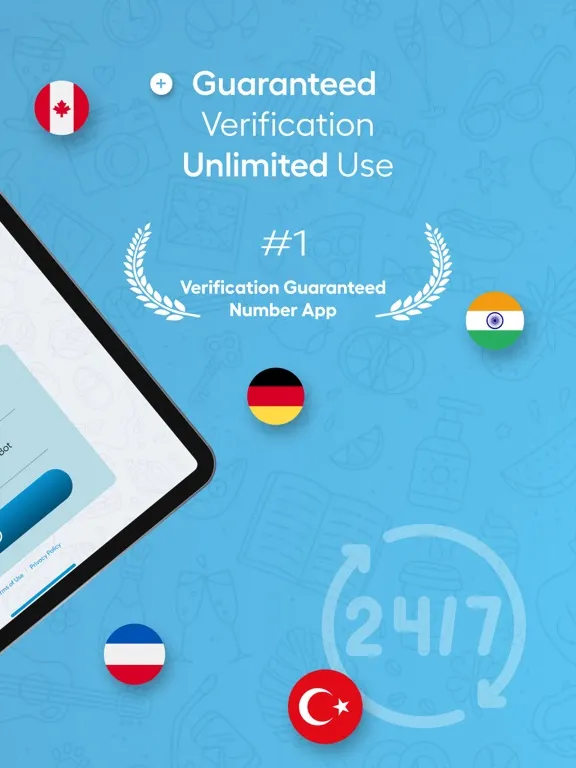 Teleg Sim Virtual Telegram Num iPad  سکرین شاٹس