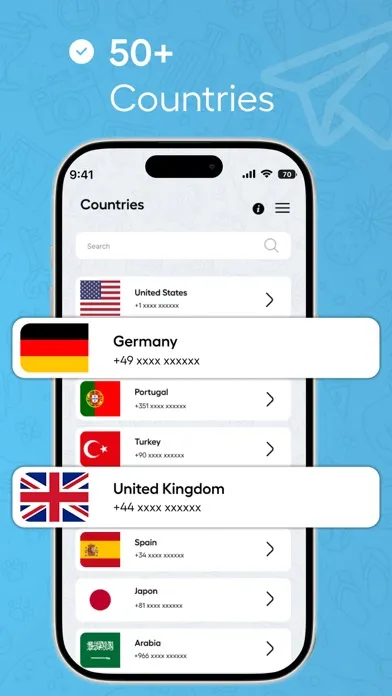 Teleg Sim Virtual Telegram Num سکرین شاٹس