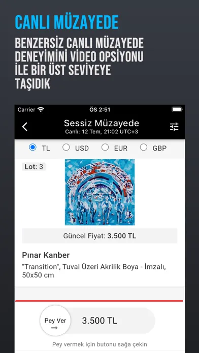 Müzayede App Screenshots