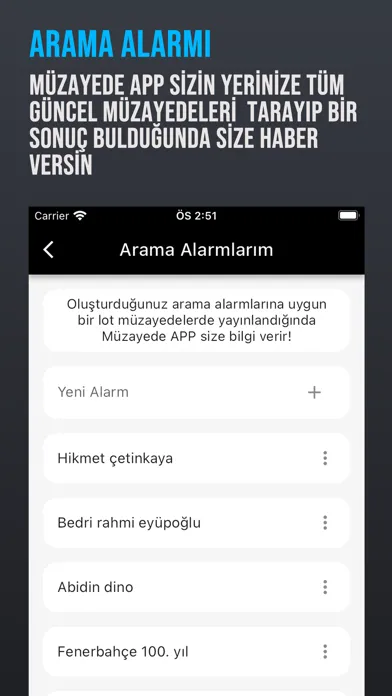 Müzayede App Screenshots