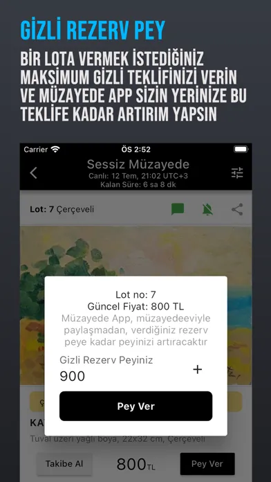 Müzayede App Screenshots