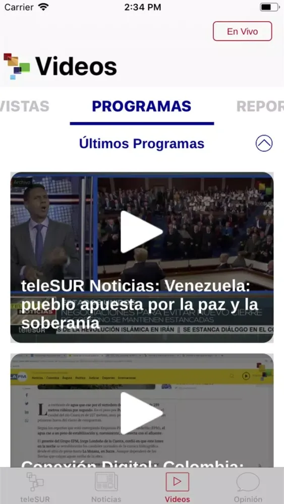 teleSUR應用截圖