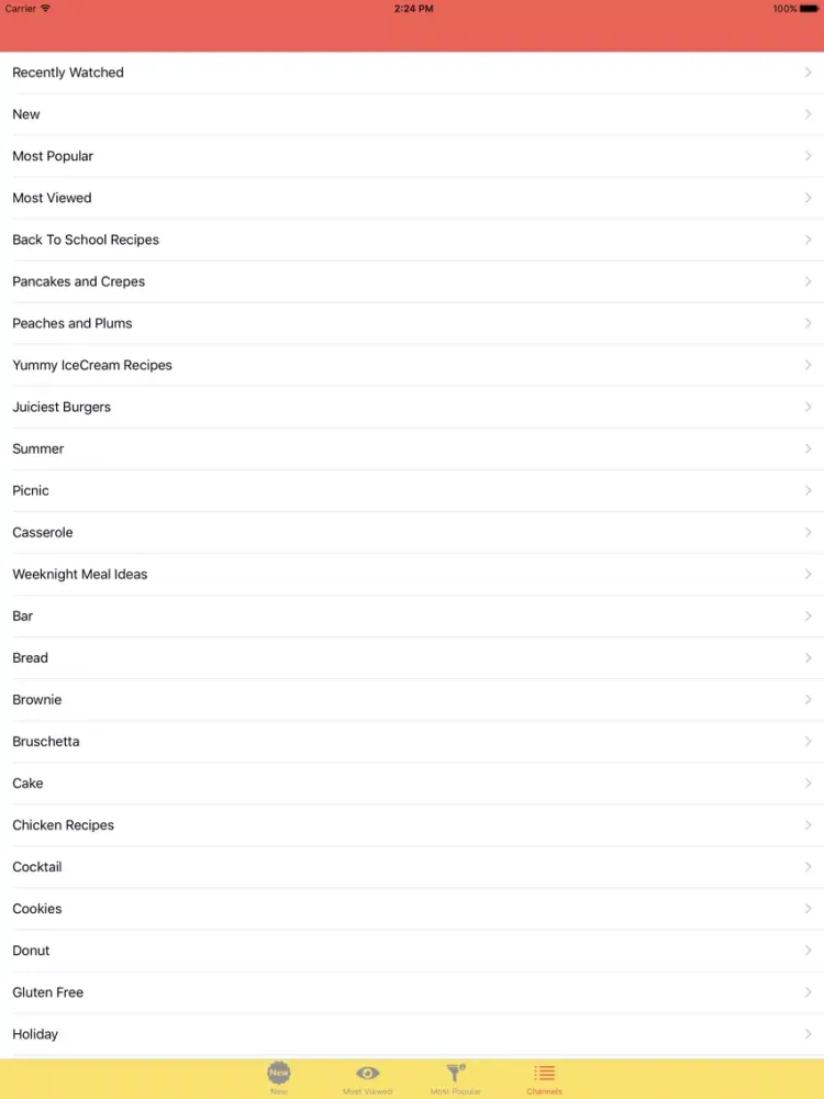 Скриншоты TvFood - Recipes, Cooking iPad 