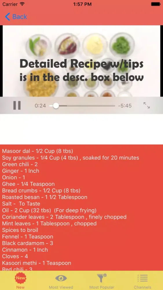 Скриншоты TvFood - Recipes, Cooking