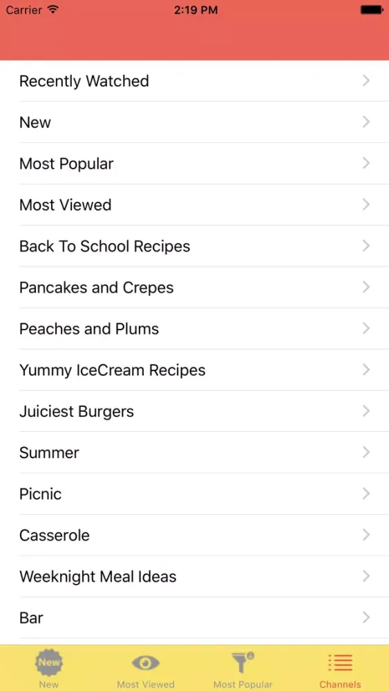 Скриншоты TvFood - Recipes, Cooking